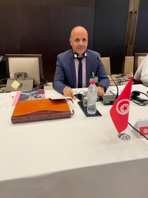 إنتخاب السيد المدير العام للديوان الوطني للحماية المدنية  لترأس المنظمة الدولية للحماية المدنية والدفاع المدني (OIPC) المقامة حاليا بأبو ظبي يوم 24 نوفمبر 2022